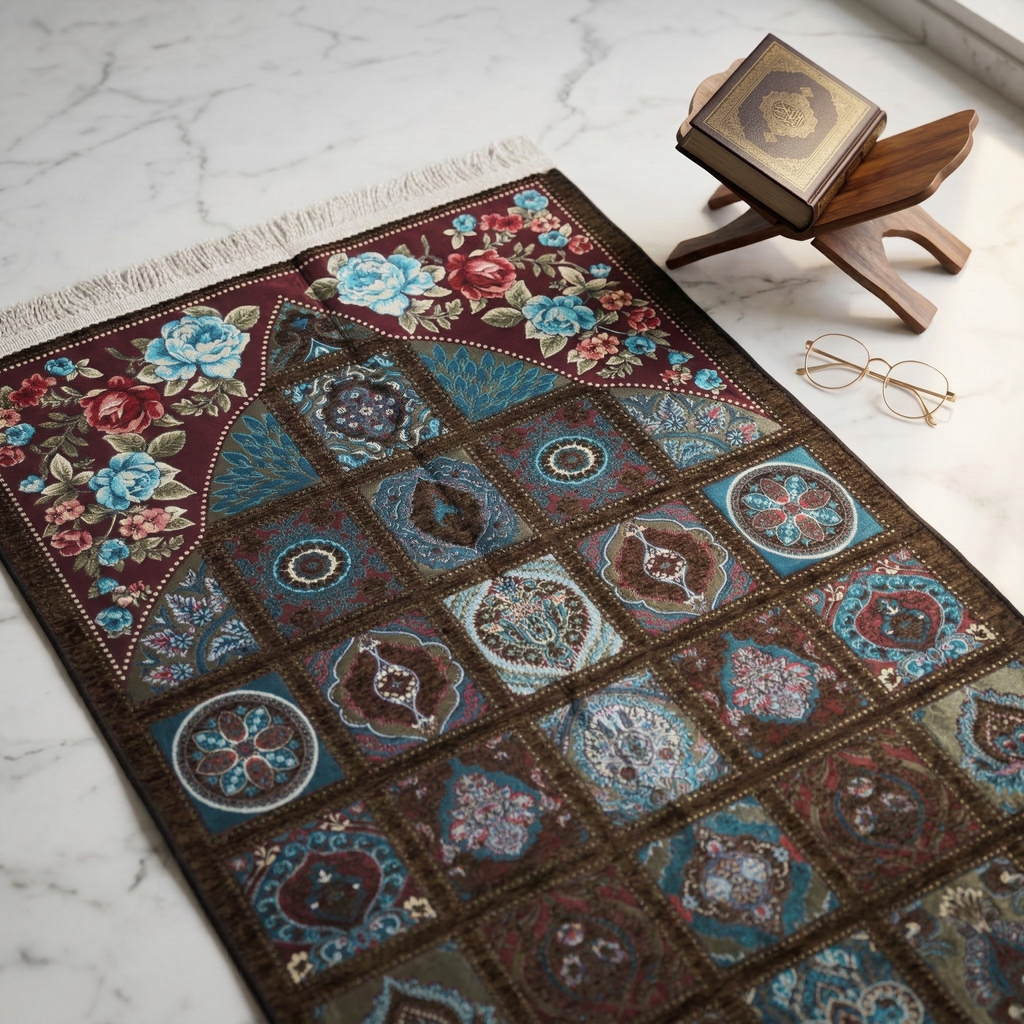 Premium Turkey Jaynamaz - Earth Grid