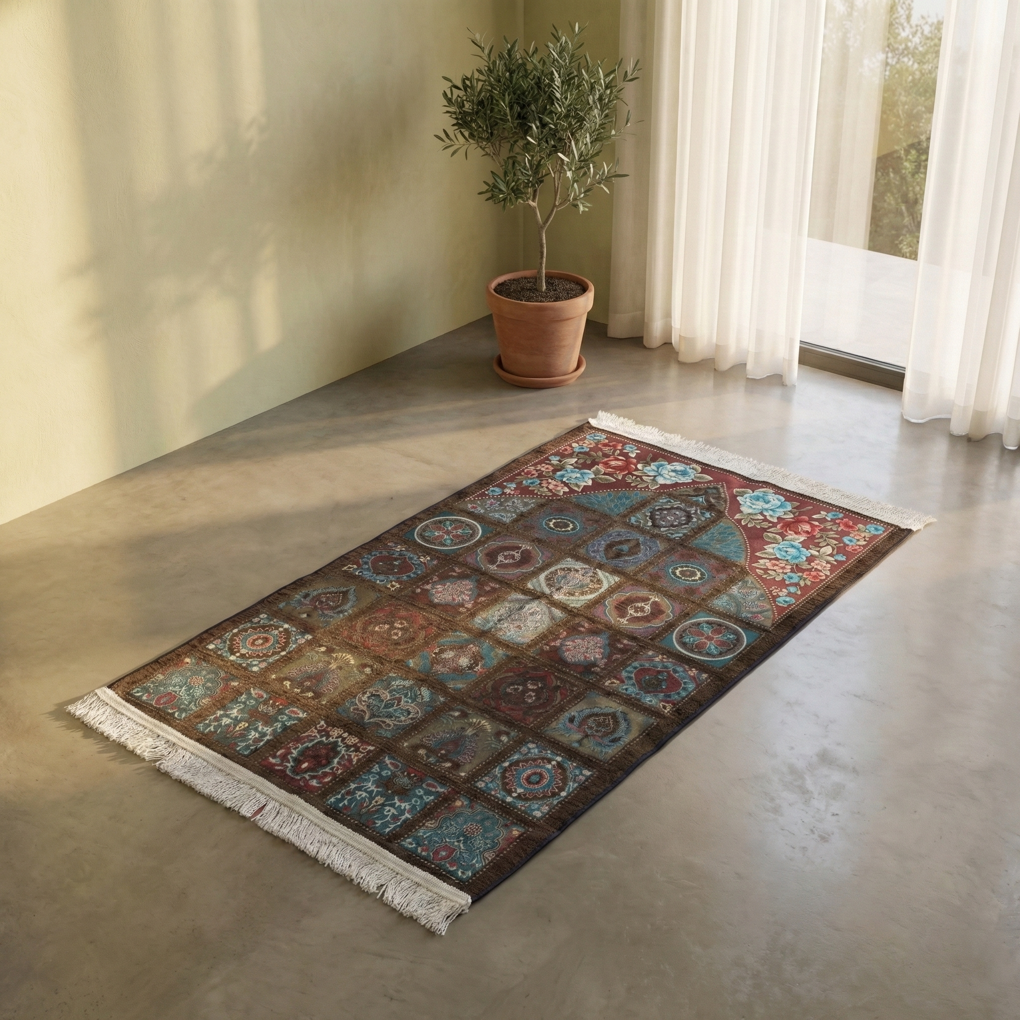 Premium Turkey Jaynamaz - Earth Grid